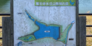 薬王寺水辺公園の全体マップ